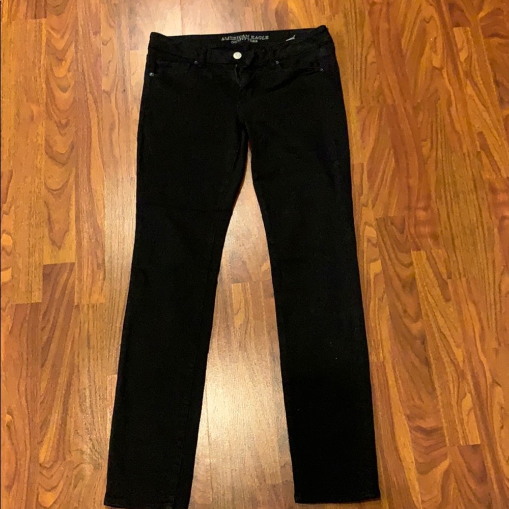 American Eagle black skinny jeans